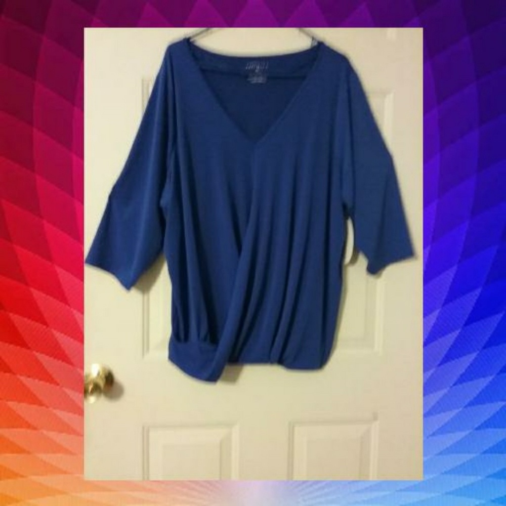 Brilliant Blue Blouse